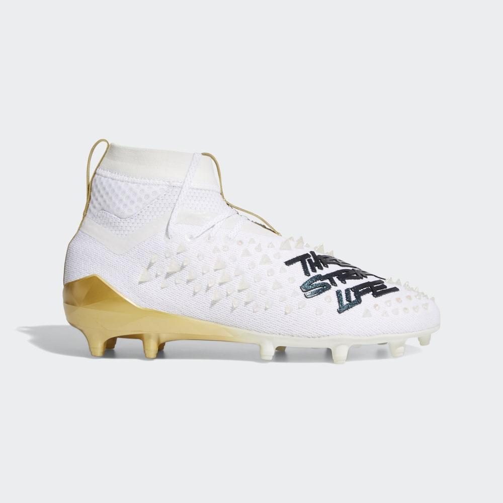 Adidas Men's Adizero 8.0 SK Football Boots White/Black/Gold Metal Ireland CG6534